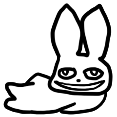 [LINEスタンプ] うざいウサギのスタンプの画像（メイン）
