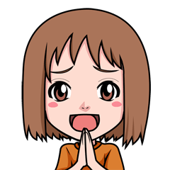 [LINEスタンプ] 普通少女の日常スタンプ