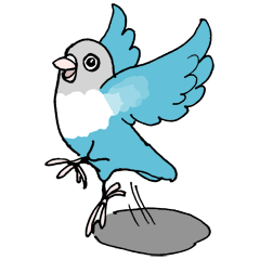 [LINEスタンプ] インコのくーちゃん