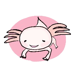 [LINEスタンプ] 癒しのウーパーたらちゃん