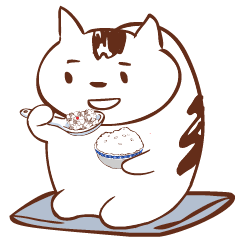 [LINEスタンプ] 猫めし