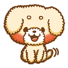 [LINEスタンプ] まろまゆプードル 【ぷーまろ】