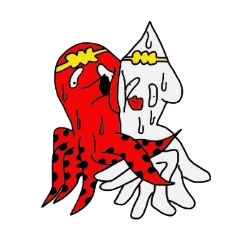 [LINEスタンプ] 寿司屋のイカさんとタコさん