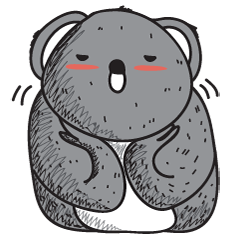 [LINEスタンプ] Tiny Koala