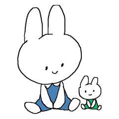 [LINEスタンプ] うさぎのじろう